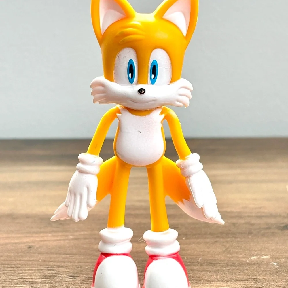 SEGA Sonic The Hedgehog Bend Ems Tails Bendable Poseable Toy Action Figure 2022
